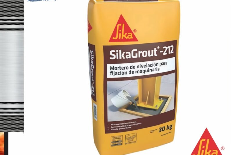 Aplicaciones y ventajas del mortero Sikagrout 212